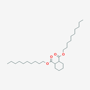 molecular formula C28H52O4 B15488117 1,2-Cyclohexanedicarboxylic acid, didecyl ester CAS No. 10593-99-4