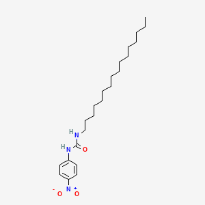 molecular formula C23H39N3O3 B15488174 1-Hexadecyl-3-(4-nitrophenyl)urea CAS No. 6313-97-9