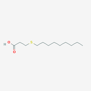 B15488252 3-(Nonylsulfanyl)propanoic acid CAS No. 5402-67-5