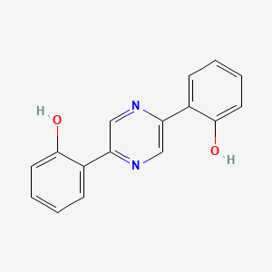 6-[5-(2-Hydroxyphenyl)pyrazin-2(1H)-ylidene]cyclohexa-2,4-dien-1-one