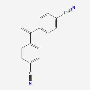 molecular formula C16H10N2 B15488366 4,4'-(Ethene-1,1-diyl)dibenzonitrile CAS No. 10605-45-5