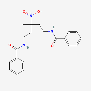 N-(5-Benzamido-3-methyl-3-nitro-pentyl)benzamide