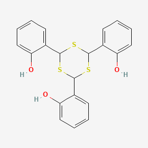 2-[4,6-Bis(2-hydroxyphenyl)-1,3,5-trithian-2-yl]phenol