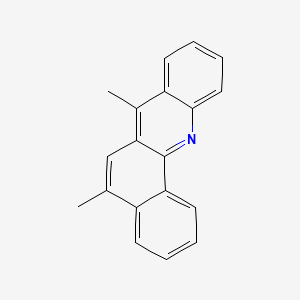 molecular formula C19H15N B15488482 5,7-Dimethylbenz(c)acridine CAS No. 10567-95-0