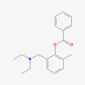 2-[(Diethylamino)methyl]-6-methylphenyl benzoate