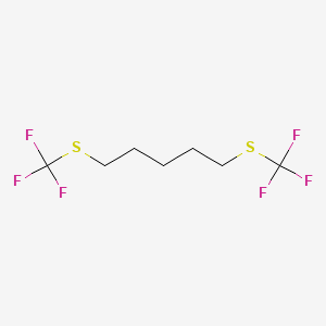 1,5-Bis[(trifluoromethyl)sulfanyl]pentane