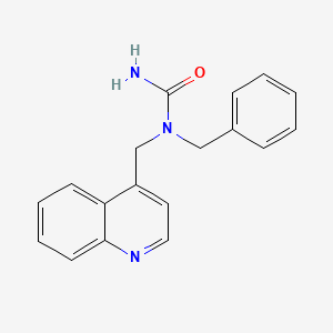 1-Benzyl-1-(quinolin-4-ylmethyl)urea