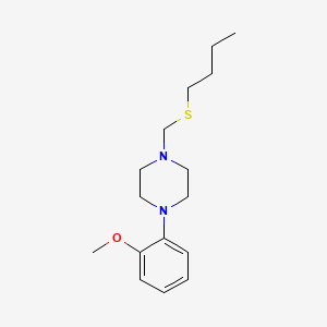 1-[(Butylsulfanyl)methyl]-4-(2-methoxyphenyl)piperazine