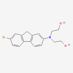 2,2'-[(7-Bromo-9h-fluoren-2-yl)imino]diethanol