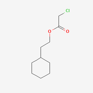 molecular formula C10H17ClO2 B15488780 2-Cyclohexylethyl chloroacetate CAS No. 6280-64-4