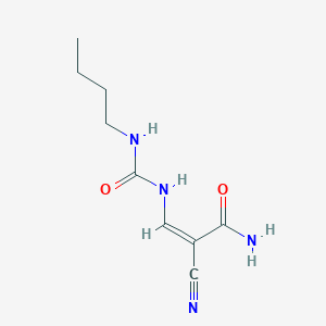 (Z)-3-(butylcarbamoylamino)-2-cyanoprop-2-enamide