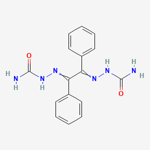 Hydrazinecarboxamide, 2,2'-(1,2-diphenyl-1,2-ethanediylidene)bis-