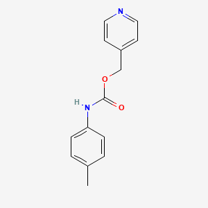 pyridin-4-ylmethyl N-(4-methylphenyl)carbamate