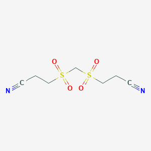 3-(2-Cyanoethylsulfonylmethylsulfonyl)propanenitrile