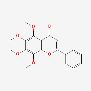 molecular formula C19H18O6 B15488869 5,6,7,8-Tetramethoxyflavone CAS No. 3162-43-4