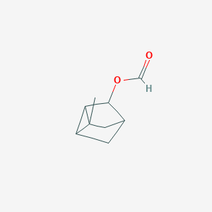 molecular formula C9H12O2 B15488885 1-Methyltricyclo[2.2.1.02,6]hept-3-yl formate CAS No. 3197-60-2