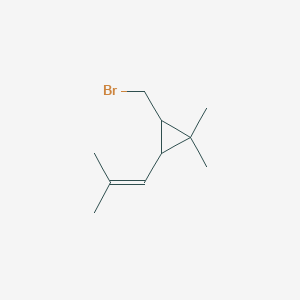 2-(Bromomethyl)-1,1-dimethyl-3-(2-methylprop-1-en-1-yl)cyclopropane