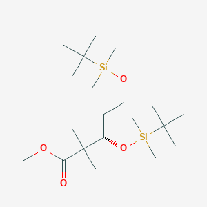 B015489 (-)-Methyl (3S)-3,5-Bis-{[tert-butyldimethylsilyl)oxy]}-2,2-dimethylpentanoate CAS No. 218614-13-2
