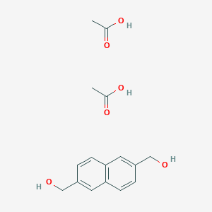 Acetic acid--(naphthalene-2,6-diyl)dimethanol (2/1)