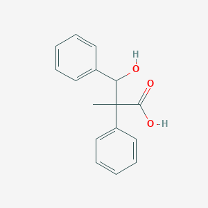 3-Hydroxy-2-methyl-2,3-diphenylpropanoic acid