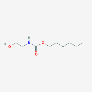 Hexyl hydrogen (2-hydroxyethyl)carbonimidate