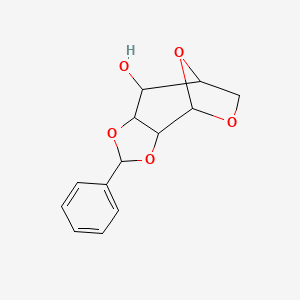 B15489598 4-Phenyl-3,5,10,11-tetraoxatricyclo[6.2.1.02,6]undecan-7-ol CAS No. 5349-10-0