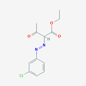 2-((m-Chlorophenyl)azo)-3-oxobutyric acid ethyl ester