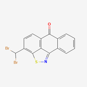 3-(Dibromomethyl)-6h-anthra[9,1-cd][1,2]thiazol-6-one