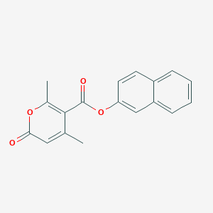 Naphthalen-2-yl 4,6-dimethyl-2-oxo-2h-pyran-5-carboxylate