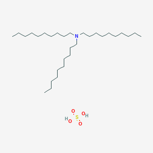 N,N-didecyldecan-1-amine;sulfuric acid