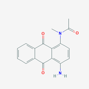 n-(4-Amino-9,10-dioxo-9,10-dihydroanthracen-1-yl)-n-methylacetamide