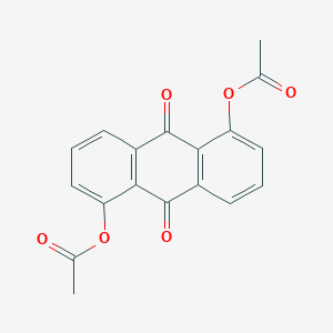 B154899 9,10-Dioxo-9,10-dihydroanthracene-1,5-diyl diacetate CAS No. 1747-93-9