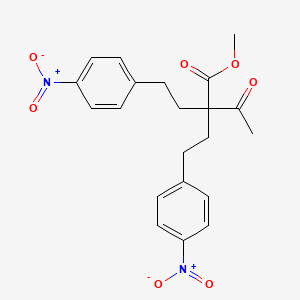 Methyl 2,2-bis[2-(4-nitrophenyl)ethyl]-3-oxobutanoate