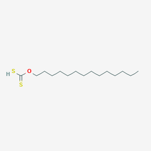 molecular formula C15H30OS2 B15489927 O-Tetradecyl hydrogen carbonodithioate CAS No. 6053-38-9