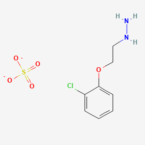 1-(2-(o-Chlorophenoxy)ethyl)hydrazine hydrogen sulfate