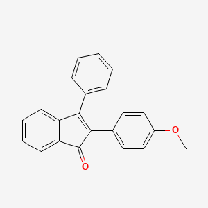 2-(4-Methoxyphenyl)-3-phenyl-1H-inden-1-one