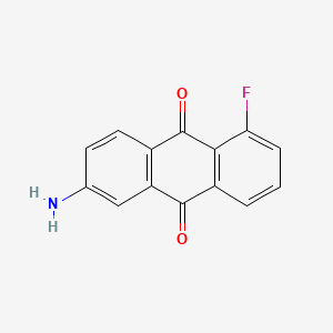 6-Amino-1-fluoroanthracene-9,10-dione