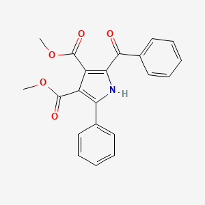 dimethyl 2-benzoyl-5-phenyl-1H-pyrrole-3,4-dicarboxylate