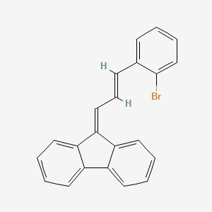 9-[(E)-3-(2-bromophenyl)prop-2-enylidene]fluorene