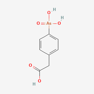 molecular formula C8H9AsO5 B15490115 (4-Arsonophenyl)acetic acid CAS No. 5410-43-5