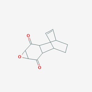 molecular formula C12H12O3 B15490222 3,6-Ethanonaphth[2,3-b]oxirene-2,7-dione, 1a,2a,3,6,6a,7a-hexahydro- CAS No. 2435-33-8