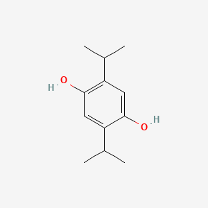 molecular formula C12H18O2 B15490237 2,5-Di(propan-2-yl)benzene-1,4-diol CAS No. 2349-75-9