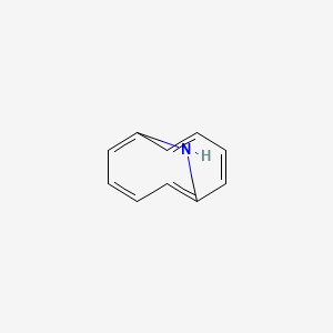 molecular formula C10H9N B15490281 11-Azabicyclo[4.4.1]undeca-1,3,5,7,9-pentaene CAS No. 4753-55-3