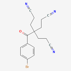 4-(4-Bromobenzoyl)-4-(2-cyanoethyl)heptanedinitrile