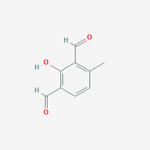 molecular formula C9H8O3 B15490315 2-Hydroxy-4-methylbenzene-1,3-dicarbaldehyde CAS No. 5186-35-6