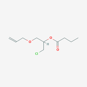 (1-Chloro-3-prop-2-enoxypropan-2-yl) butanoate