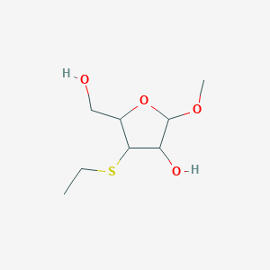 Methyl 3-s-ethyl-3-thiopentofuranoside