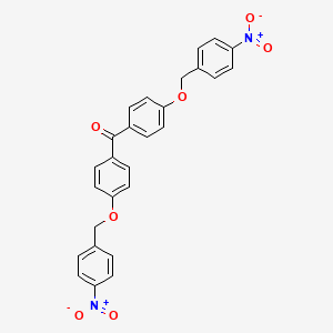 Bis[4-[(4-nitrophenyl)methoxy]phenyl]methanone