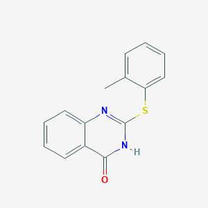 2-[(2-Methylphenyl)sulfanyl]quinazolin-4(1h)-one