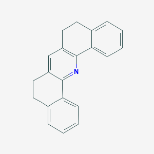 molecular formula C21H17N B15490567 5,6,8,9-Tetrahydrodibenzo[c,h]acridine CAS No. 6581-76-6